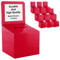 Raffle Ticket Box Donation Collection Ballot Box Reusable Sturdy Thick Cardboard Box With Slot Comment Suggestion Box With Remov