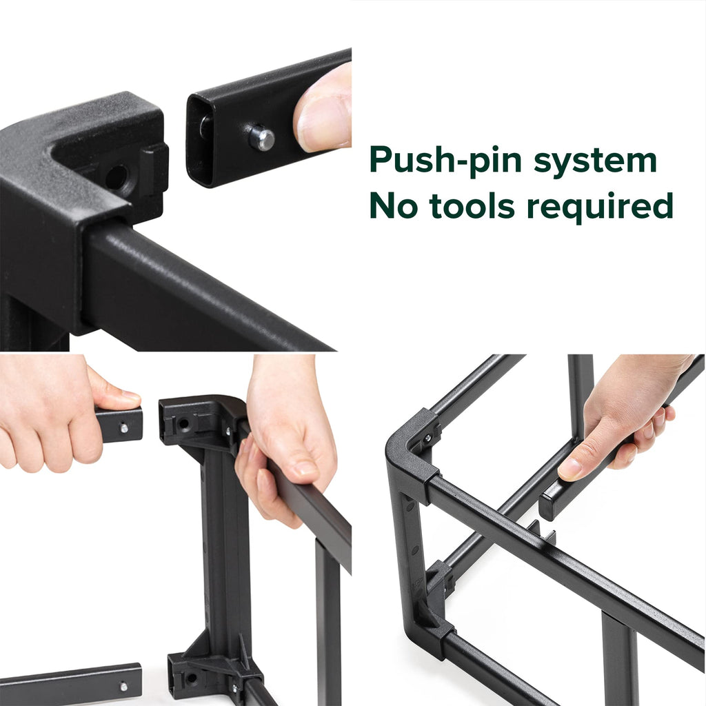 ZINUS 9 Inch Twin Metal Smart Box Spring - Strong Frame, Quick Assembly Mattress Foundation, Easy Setup