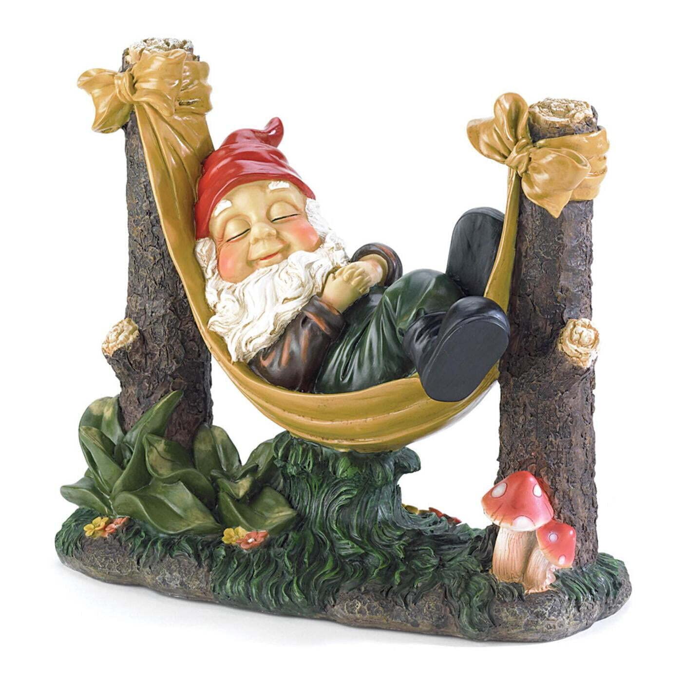 Summerfield Terrace 39264 Slumbering Gnome Statue, Multicolor