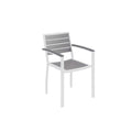 Olio Designs Series Ivy Patio Arm Chair, Grey/White