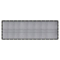 Windscreensupplyco 60-70% 12 Ft X 24 Ft Mesh Tarp/Shade Cloth 9-Needle Knitted Heavy Duty Black With Grommets For Green House, Garden, Pergola, Pools, Dump Truck