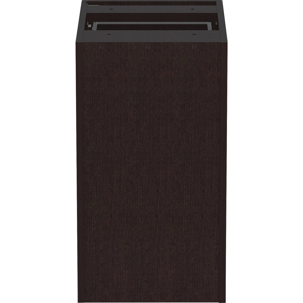 Lorell, LLR18221, Essentials Espresso Laminate Pedestal, 1 Each