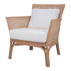 Npd Furniture And More Tatum Rattan Accent Chair, Brown