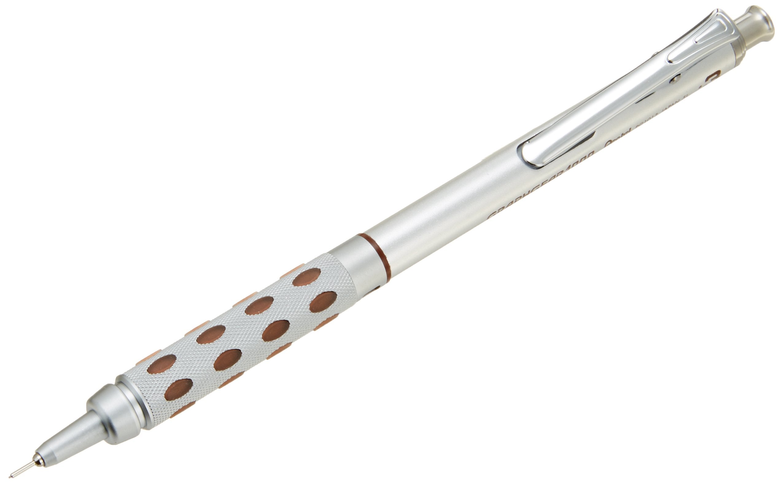 Pentel Packaged Graph Gear 1000 Automatic Drafting Pencil, 0.3Mm, Brown Accents (Xpg1013)