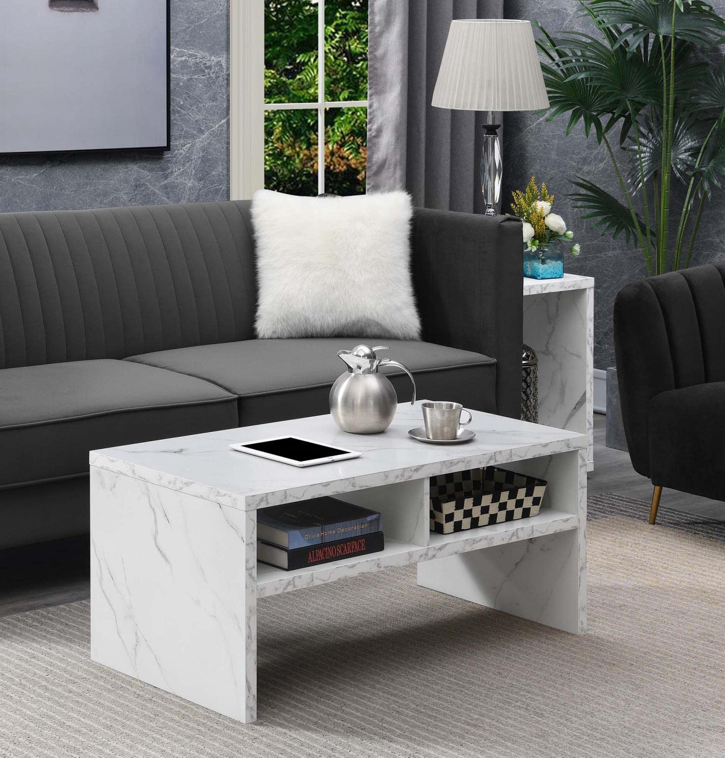 Convenience Concepts Northfield Admiral Deluxe Coffee Table - Thumbnail 5