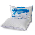 Columbia Comfort Ice Fiber Soft Down Alternative Bed Pillow - Instant Cooling 2 Sided Ice Fiber Cover - Supportive & Cozy Polyes