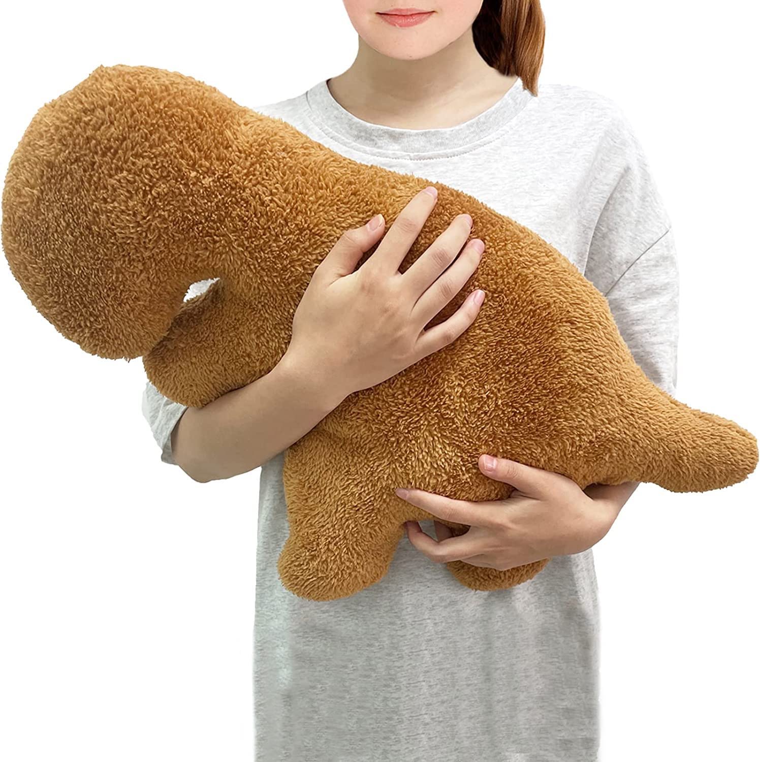 Aucess Dino Chicken Nugget Pillow Set 24In