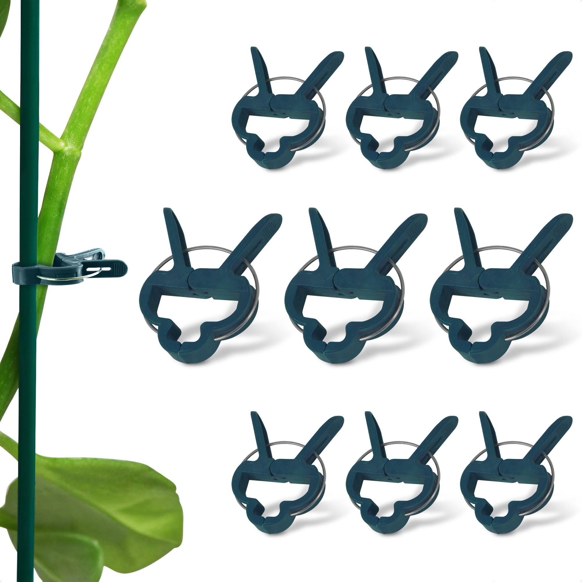 Dimrom Hanging Plant Clips For Vines Gardening Supplies - 60Pcs Tomato Clips For Climbing Plants Clips For Plants Support Garden