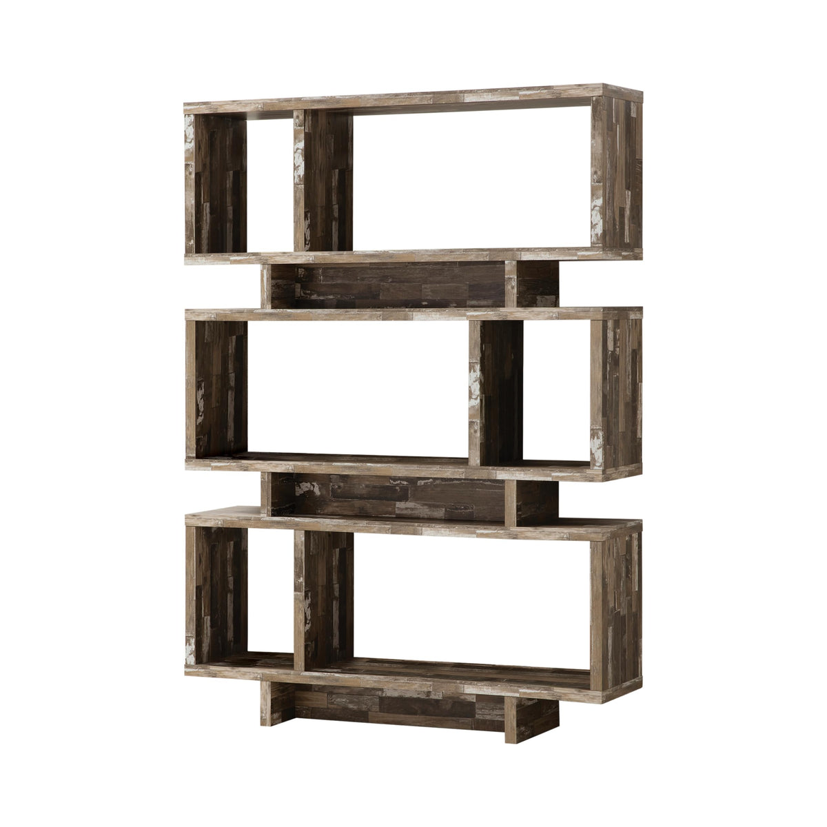 Coaster 3 Shelf Modern Bookcase Salvaged Cabin 800846