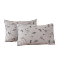Ecocott 2 Pack Pillowcase Queen Size, Dinosaurs Space Pattern Pillow Cases Set, 100% Cotton Pillow Covers With Envelope Closure