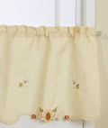 Lorraine Home Fashions Sunflower Tier Curtain Pair, 60 by 36-Inch, Multi-Color