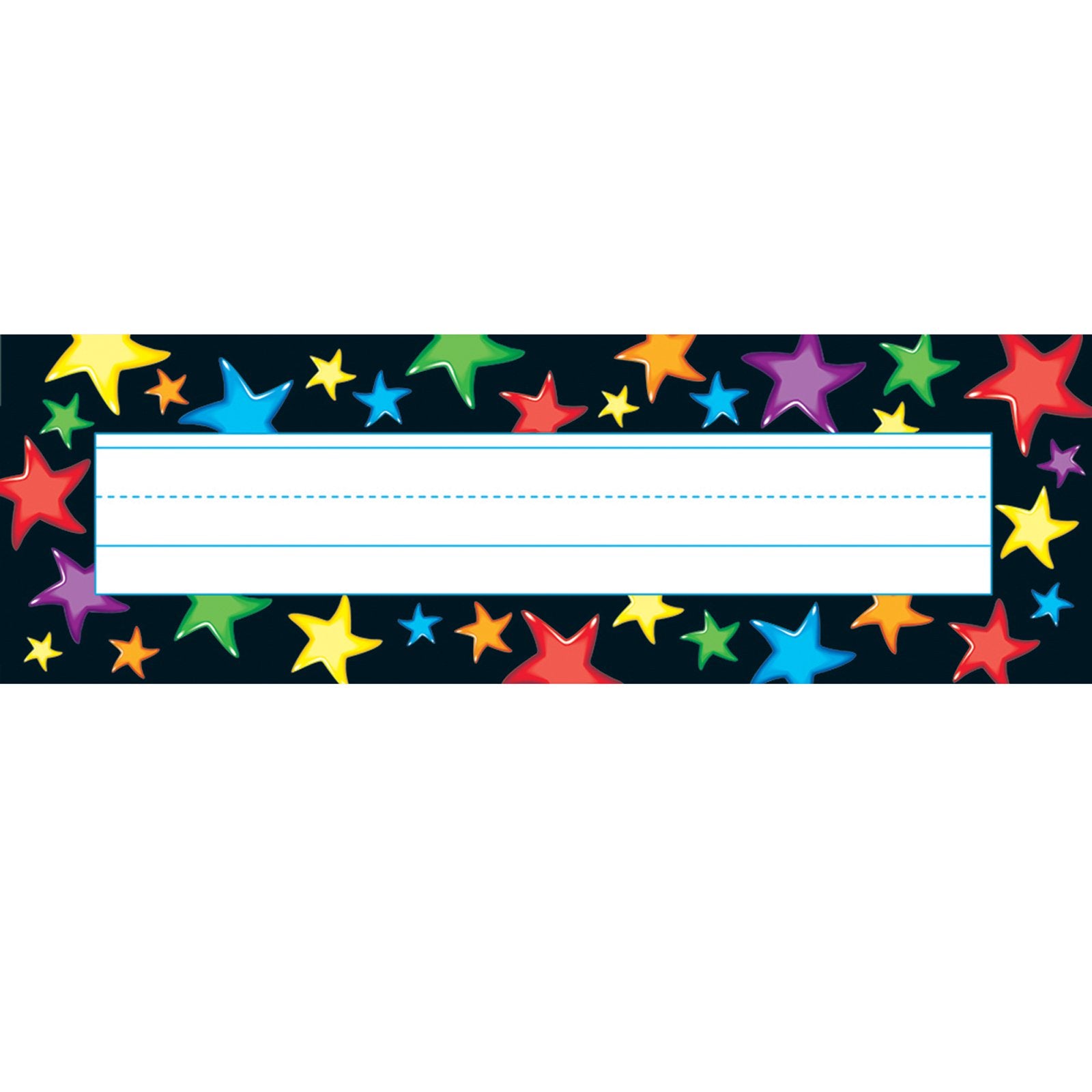 Trend Enterprises, Inc. Gel Stars Desk Toppers Name Plates, 36 Ct