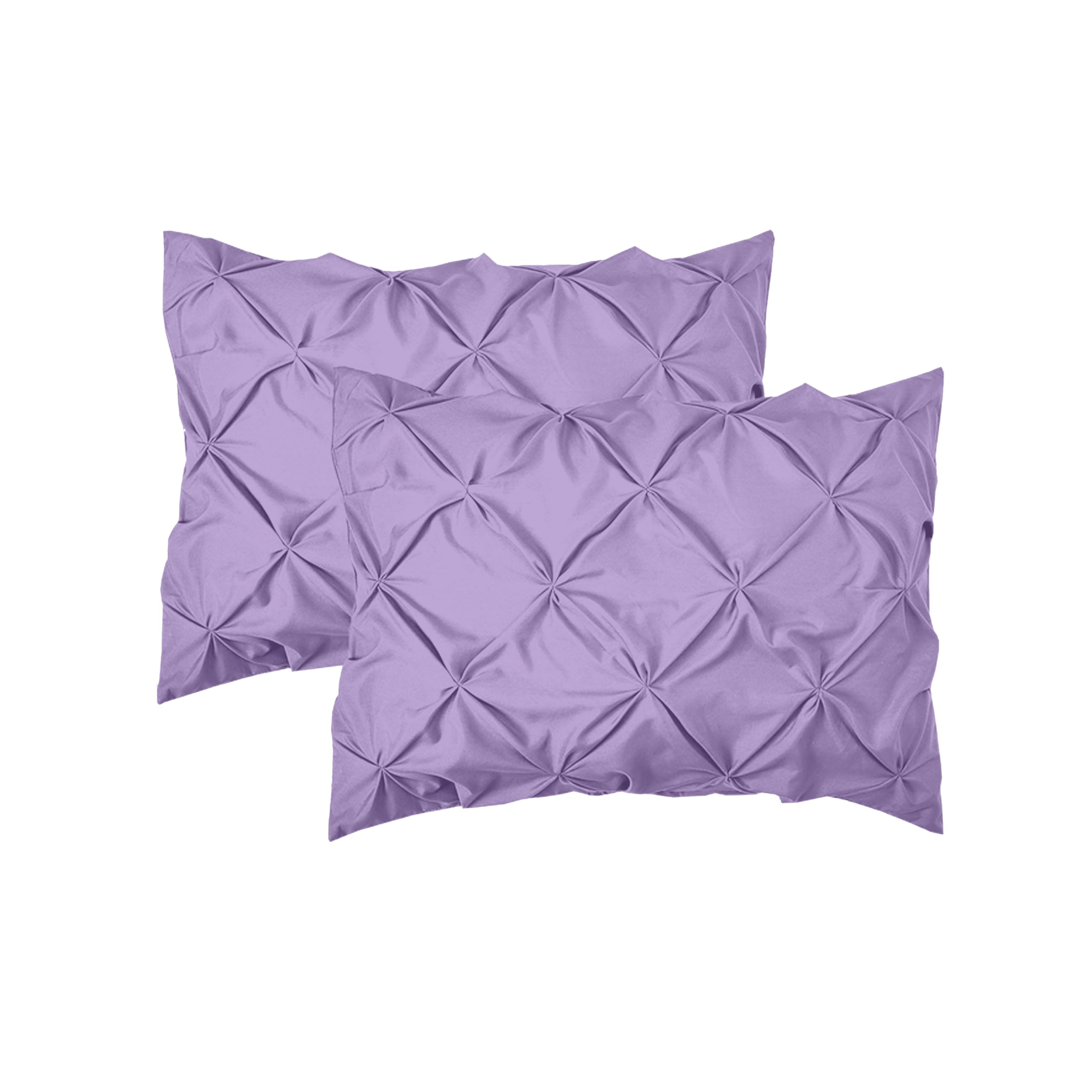 Elegant Comfort Luxury Softest, Coziest 8-Piece Bed-In-A-Bag Comforter Set - Silky Soft Complete Set Includes Bed Sheet Set With Double Sided Storage Pockets, Full/Queen, Lilac