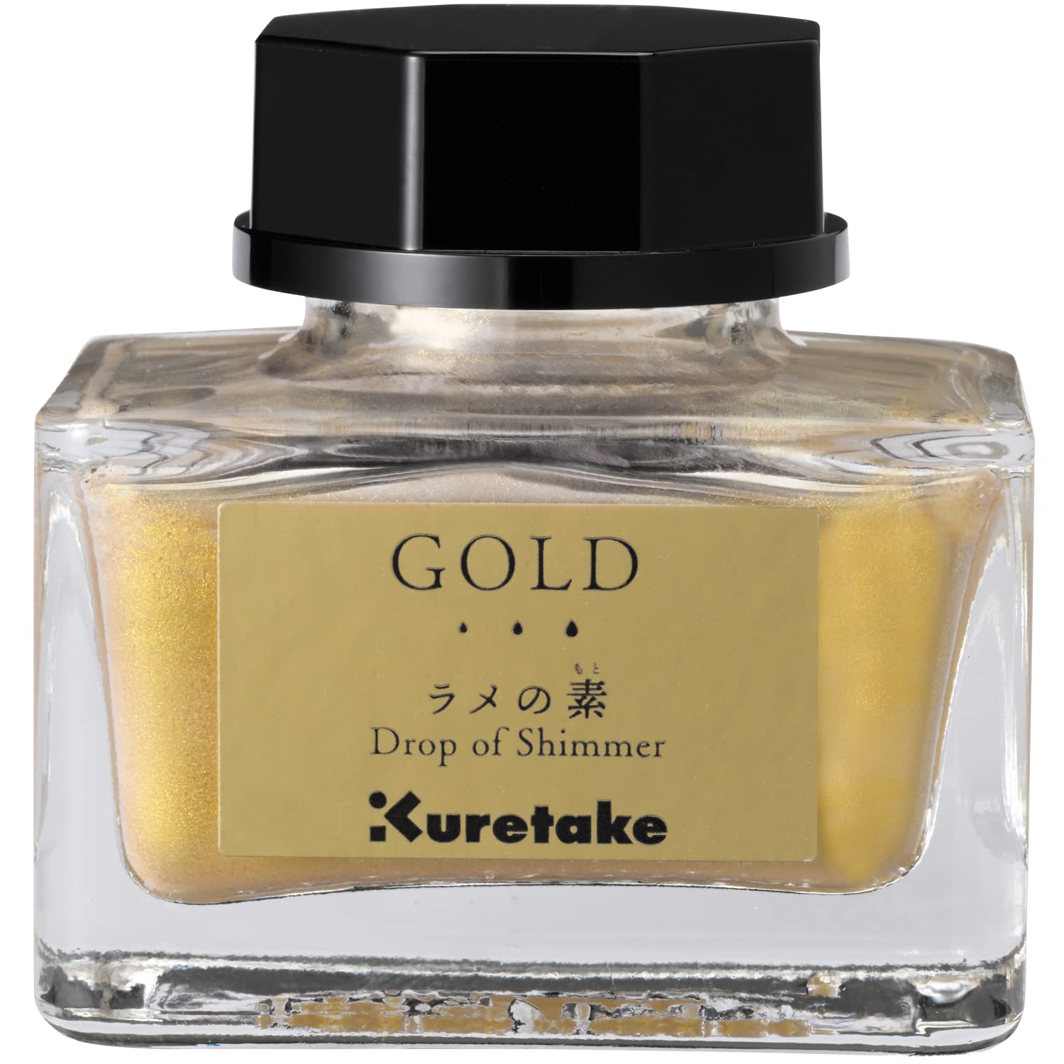 Kuretake Ecf163-101 Ink Ink - Cafe Glitter Base Gold