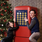 Kesote Christmas Diy Advent Calendar 2024, 2 Sheets Scratch Off Poster Card For Adults And Kids 16.5'  12'