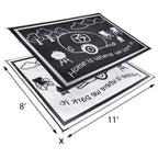 Stylish Camping Ming'S Mark Rh8111 Reversible Rv Home Mat - 8' X 11', Black/White
