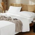 Lbro2M 1000 Thread Count 100% Egyptian Cotton Sheets Set,King Size Bed Sheet 4 Piece Sets,Long Staple,16 Inches Deep Pocket,All