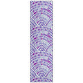 Seabreeze Sz7 Purple Coastal Rug Runner 2' 3" X 7 ' 6"