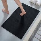 AMOAMI Ultra Thin Bathroom Rugs, Rubber Backed Bath Mats for Bathroom Non Slip, Absorbent Bathroom Mat for Floor, Shower, Sink (