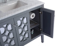 Laviva Mediterraneo - 36 - Grey Cabinet White Quartz Countertop