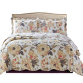Royal Tradition Deema Reversible Coverlets, Twin Over-Sized 2Pc Quilt Set (68-Inch Wide X 90-Inch Long) Lightweight Bedspread