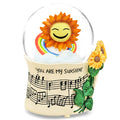 Sunflower Music Box Snow Globe, Sunflower Gift for Wife Girlfriend Women, Flower Snowglobe Musical Box with Light Birthday Chris