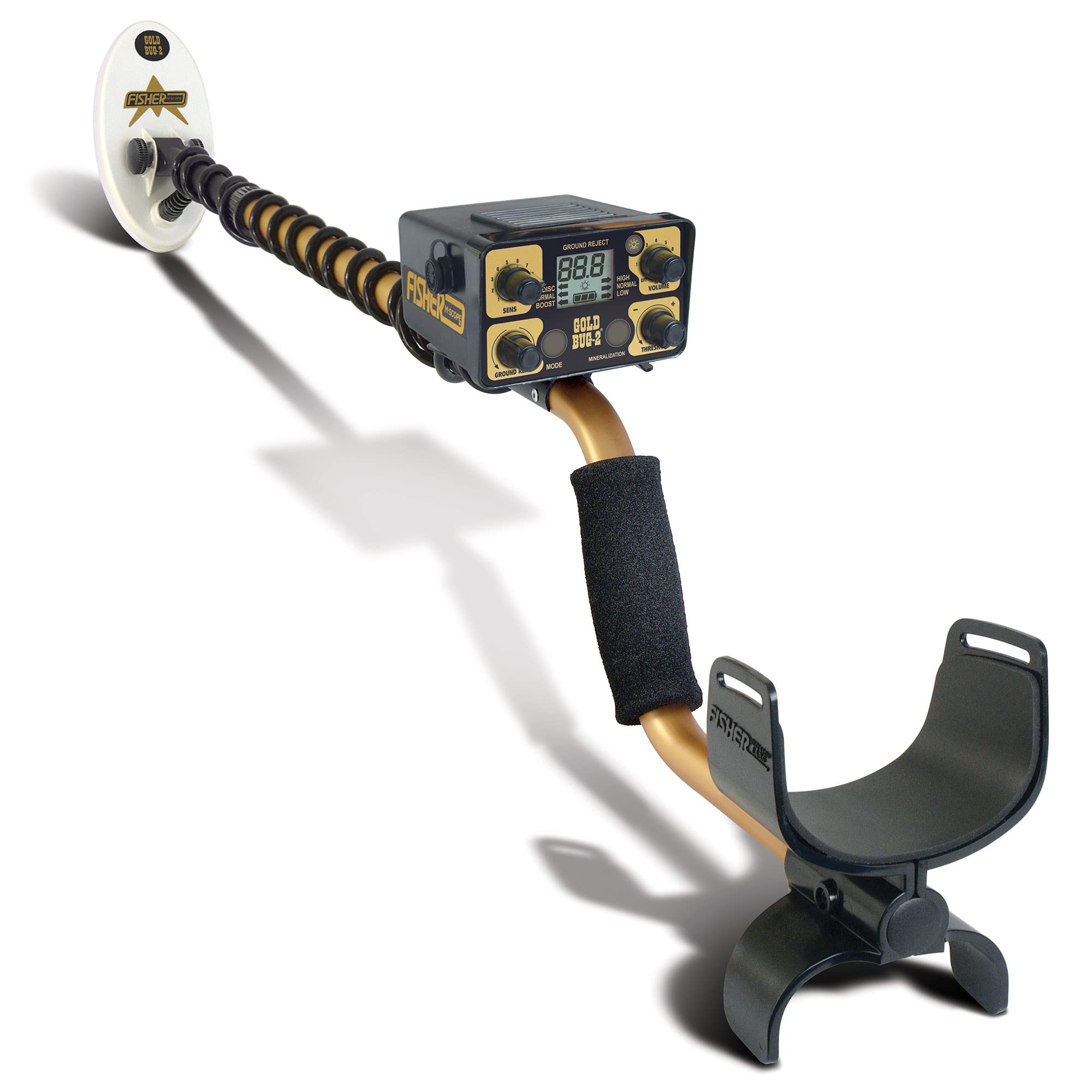 Fisher Gold Bug-2 Metal Detector With 6 1/2' Elliptical Search Coil