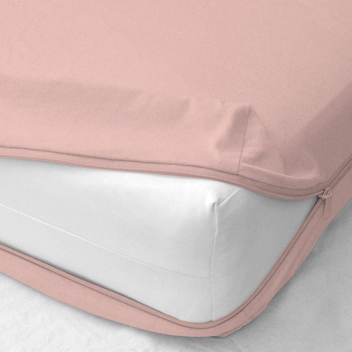 Full Size Futon Covers - 100% Egyptian Cotton Futon Slipcovers - Foldable Armless Sofa Cover - Full Size Futon Mattress Cover Fo