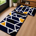 Roseate Mosaic Super Soft Anti Skid (50x80 cm) Microfiber 2000 GSM Bath Mat Super Absorbent Mats for Bathroom/Bedroom/Kitchen/Do