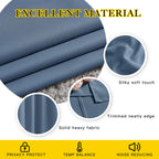 Nicetown Blackout Curtains & Drapes 63 Inch Long - Grommet Window Treatment Energy Saving Thermal Insulated Room Darkening For L