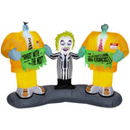 Gemmy Halloween Inflatable Beetlejuice Scene, 5 Ft Tall, Multi