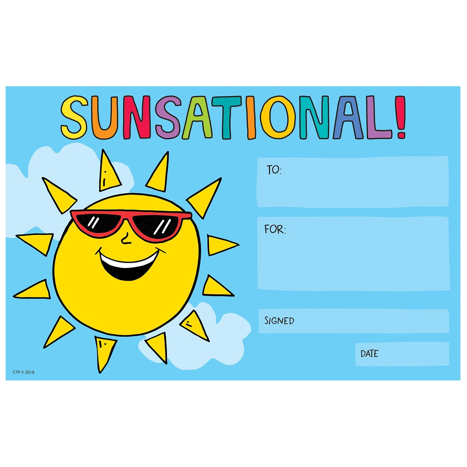 Creative Teaching Press Mid Century Mod Sunsational! Awards (8166)