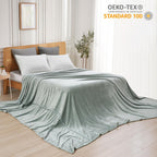 Phf Oversized King Fleece Blanket 120'X120', No Shed No Pilling Big Soft Blanket, Extra Large 10'X 10' Lightweight For Bed, Sofa Travel And Camping, Suitable For All Season, Sage Green