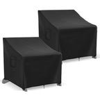 Richwon Adirondack Chair Covers Waterproof, Lawn Outdoor Chair Covers 2 Pack, Patio Chair Covers For Outdoor Furniture Fits Up T