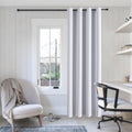 Chrisdowa Grommet Blackout Curtains For Bedroom - Thermal Insulated Room Darkening Curtains For Living Room (1 Panel Set, Greyis