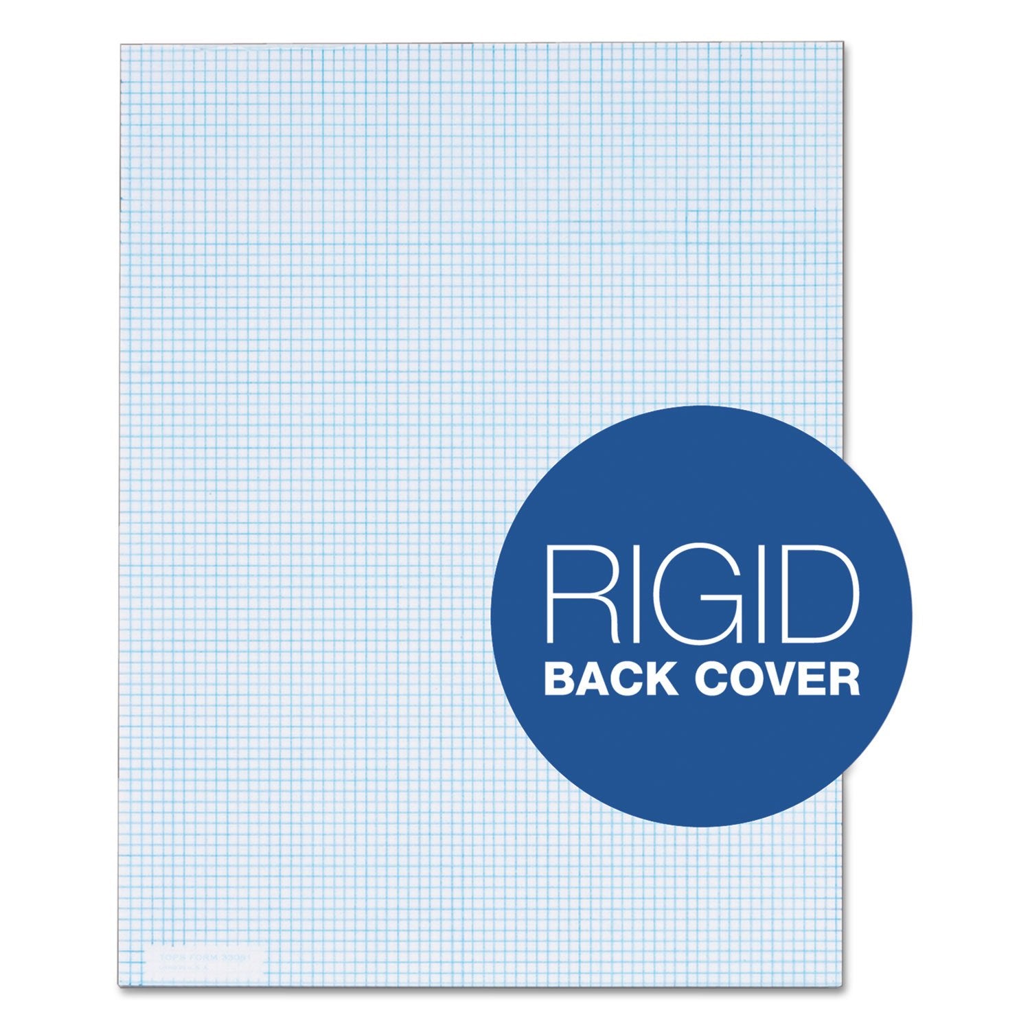 Tops Quadrille Pad, Gum-Top, 8-1/2 X 11 Inches, Quad Rule , White Paper, 50 Sheets Per Pad (33081)