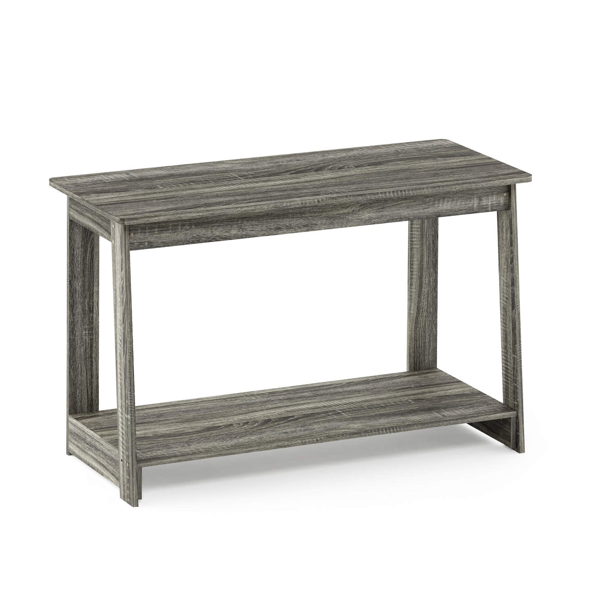 Furinno Beginning TV Stand, French Oak Grey, 15.59 x 35.04 x 21.65 inches