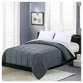 Homelike Moment Lightweight Queen Comforter - Grey Down Alternative Bedding Comforters Queen Size, All Season Duvet Insert Quilt