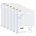 Vivin Legal Pads 8.5 X 11 Inch, Wide Ruled Note Pads, 6 Pack, 50 Sheet/Pad, Perforated Writing Pads, Notepads For Office Home Sc