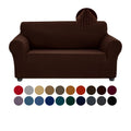 Joccun Stretch Loveseat Couch Cover Slipcover, 1-Piece Sofa Cover for 2 Cushion Couch Spandex Jacquard Washable Furniture Protec