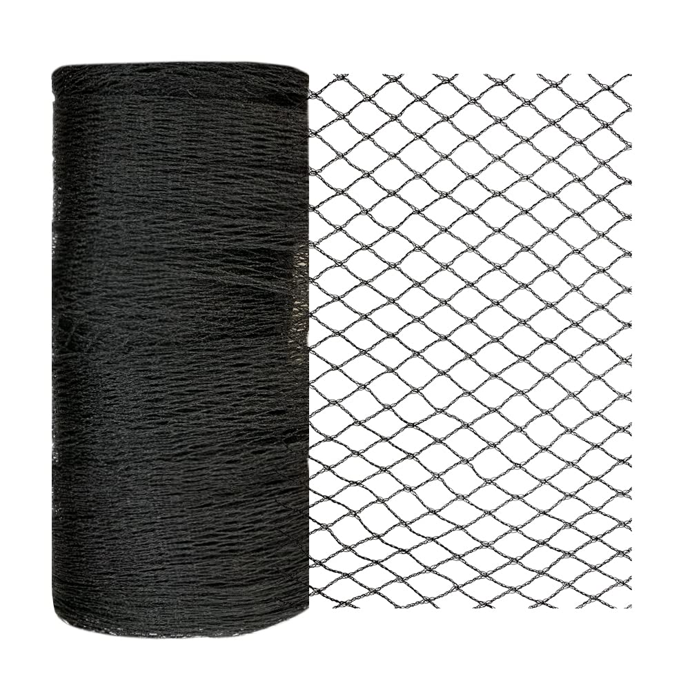 Junkogo Bird Netting 7.5 X 100 Feet Woven Mesh Garden Netting For Bird Protect Plants, Fruit Trees, Vegetables Against Birds, De