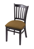 Holland Bar Stool Co. 3120 18 Chair with Black Finish and Canter Saddle Seat