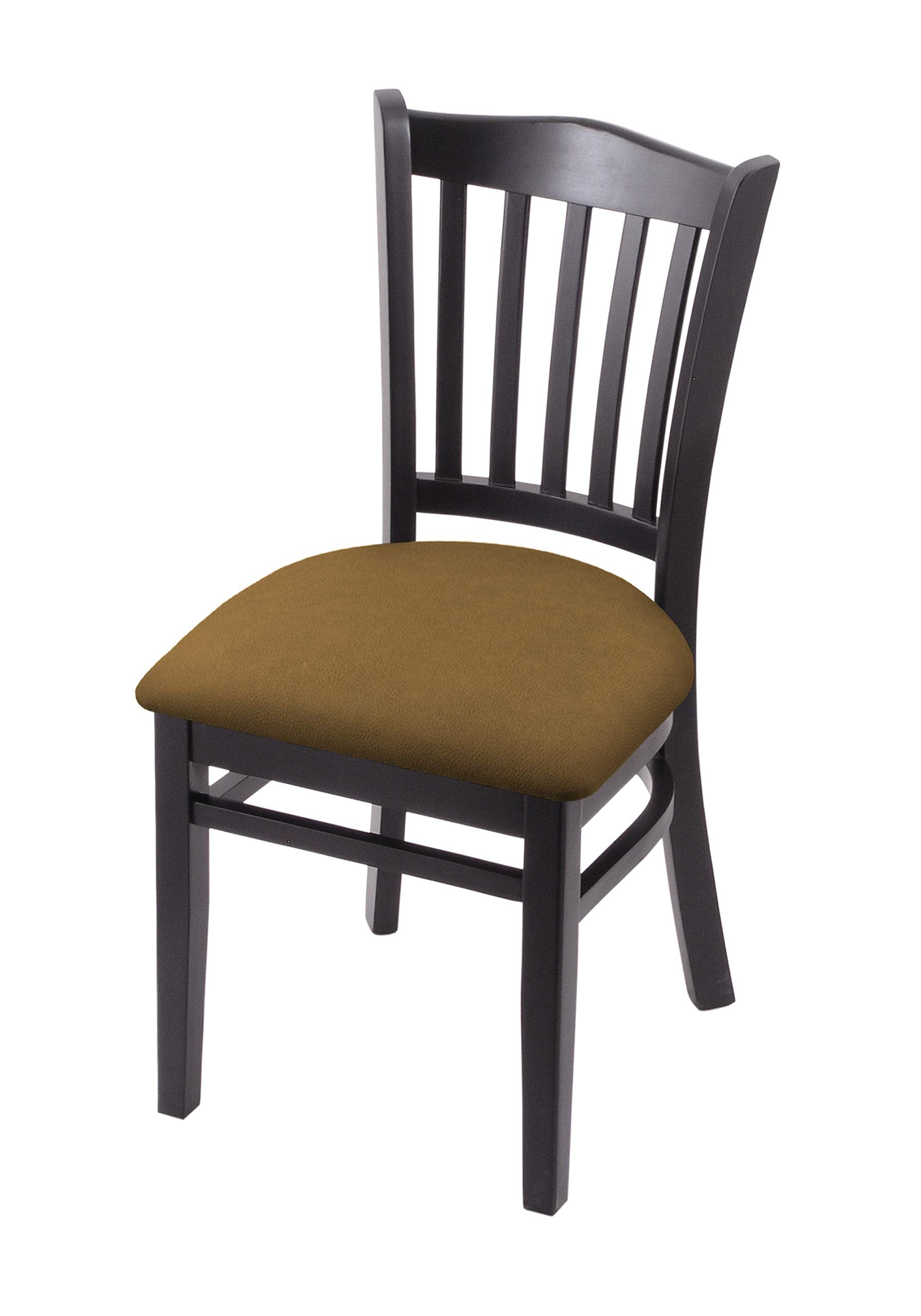 Holland Bar Stool Co. 3120 18 Chair with Black Finish and Canter Saddle Seat