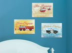 The Kids Room By Stupell Rescue Vehicles Icons And Mottos 3 Piece Wall Plaque Set, 11 X 0.5 X 15, Proudly Made In Usa