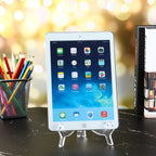 6 Pack 7 Inch Acrylic Easel Stand, Display Stand, Plate Stands For Display, Photo Holder Picture Frame Book Stand (Clear)