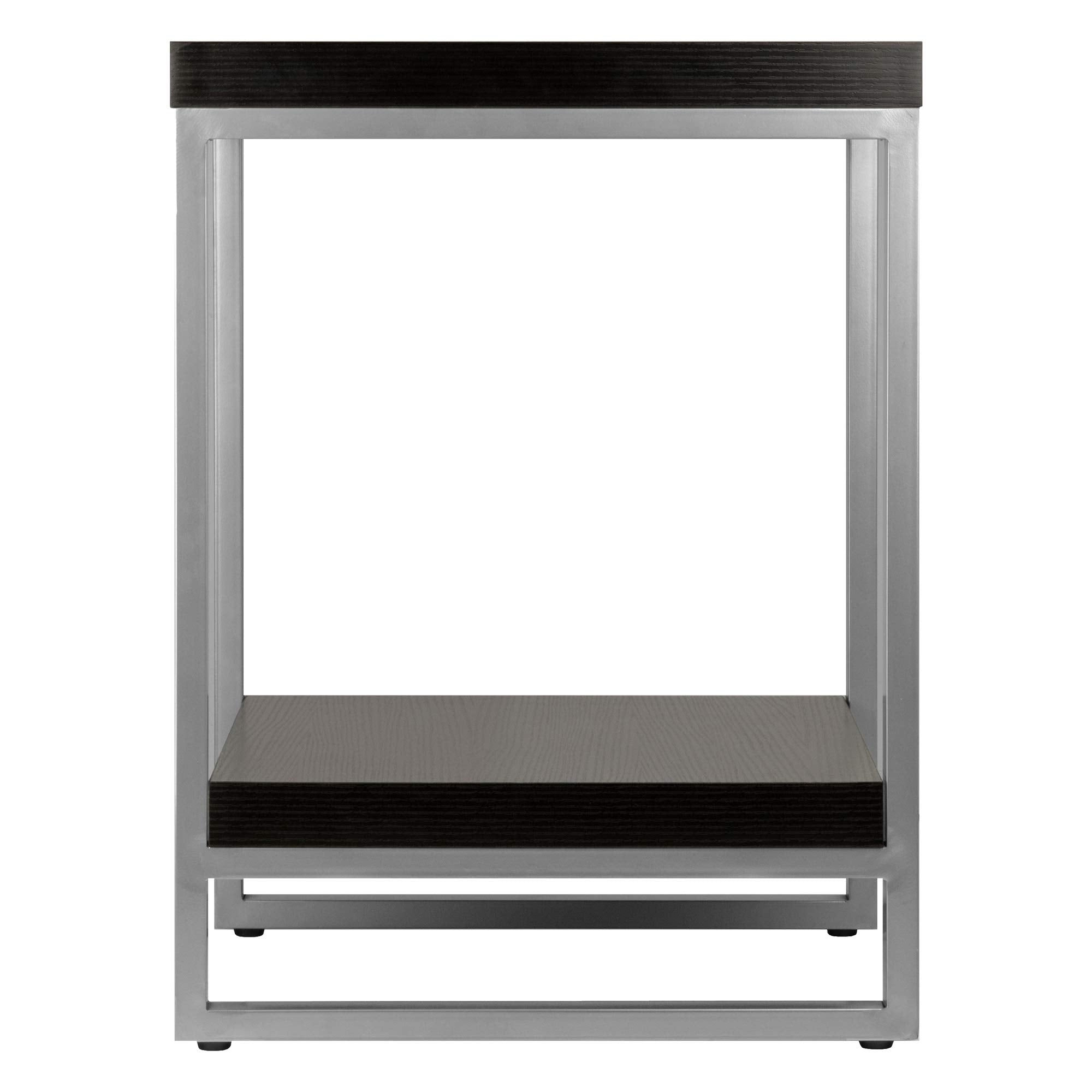 Winsome Wood Jared End Table, Espresso Finish, 18 inches
