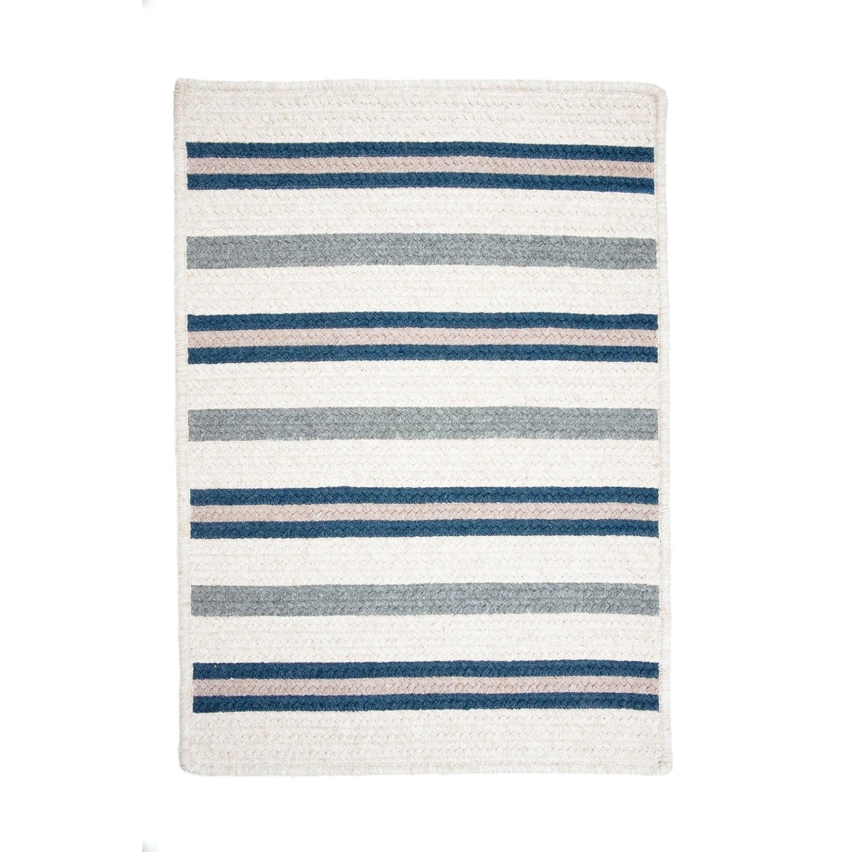 Allure Braided Rug, 2X12, Polo Blue