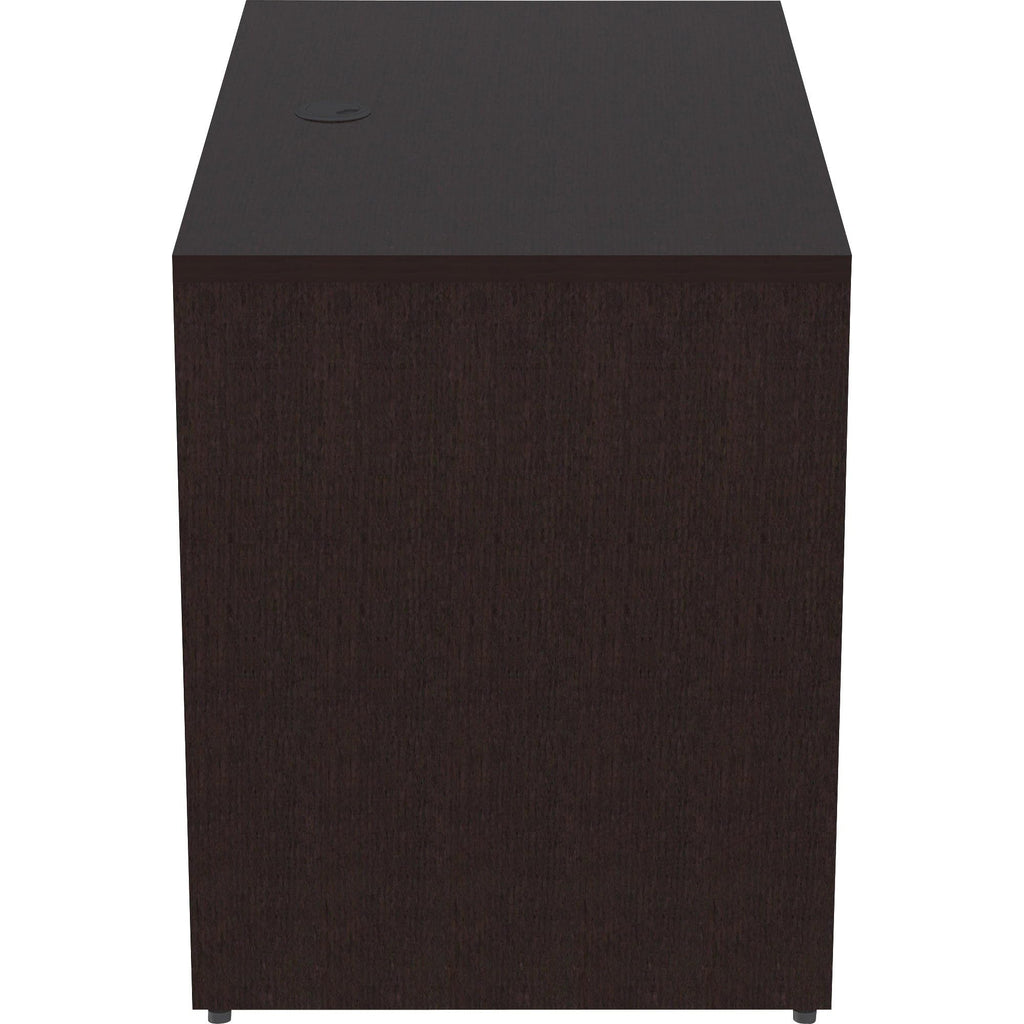 Lorell, Llr18216, Essentials Espresso Laminate Return Shell, 1 Each