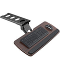 Huanuo Keyboard Tray Under Desk,360 Adjustable Ergonomic Sliding Keyboard & Mouse Tray, 25 ' W X 9.8 ' D, Brown