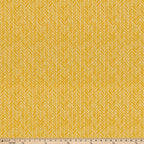 Pillow Perfect Outdoor/Indoor Herringbone Egg Yolk Round Corner Seat Cushions, 18.5' X 15.5', Yellow, 2 Count